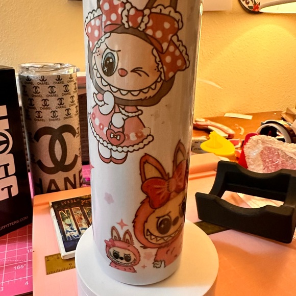 hogg Other - Custom tumblers Cute Character Tumbler with Pink Accents